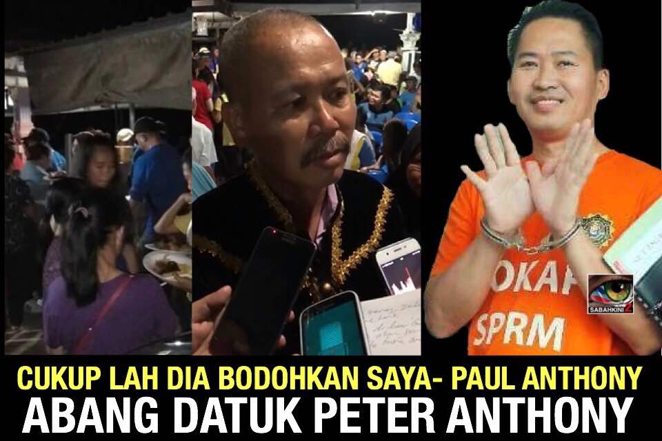 (VIDEO) Cukuplah Dia (Peter Anthony) Bodoh-bodohkan saya - Abang Naib Presiden Warisan