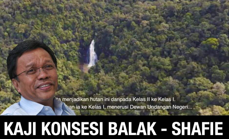 Hasil hutan hanya 4 peratus setiap tahun namun Shafie akan kaji konsesi beri pada kroni lain?