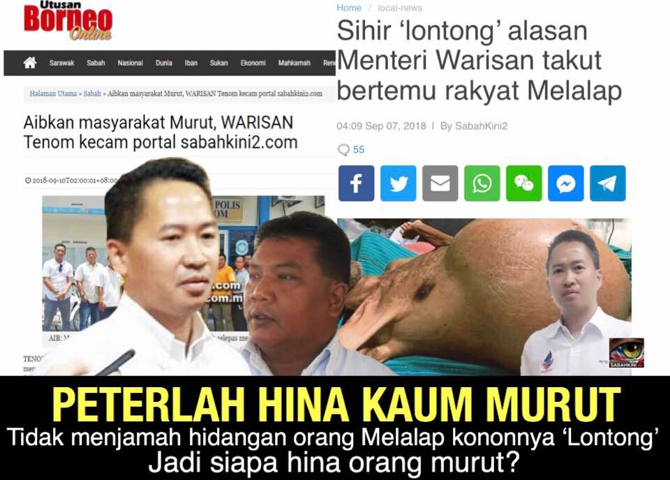 Peter Anthonylah yang tuduh orang Murut Melalap amal 'lontong'