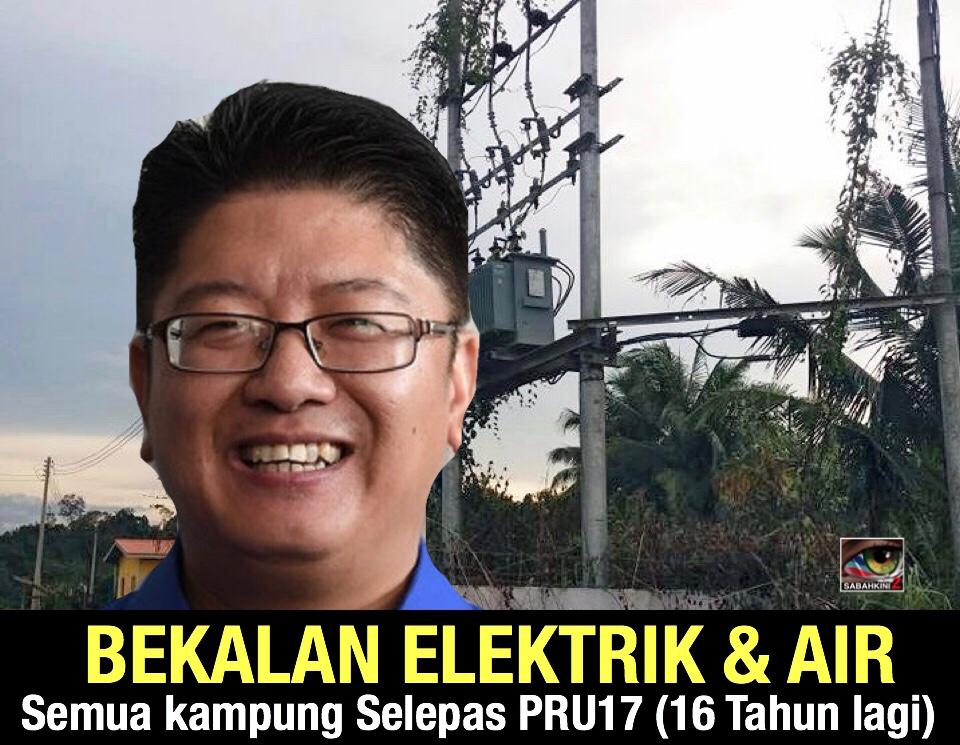Semua kampung luar bandar di Sabah nikmati bekalan air, elektrik selepas PRU17
