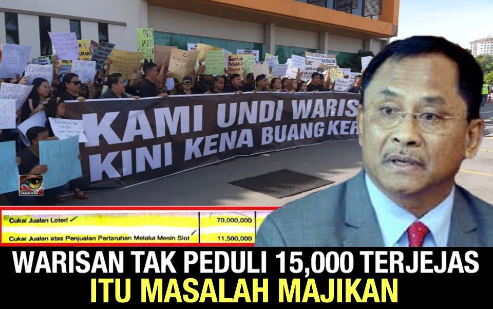 Mesin slot: Warisan tidak peduli 15,000 terjejas itu masalah majikan