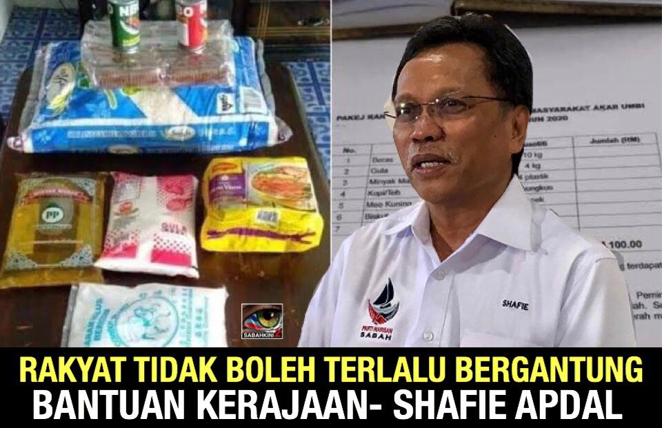 COVID-19, rakyat tidak boleh terlalu bergantung bantuan kerajaan kata Shafie 