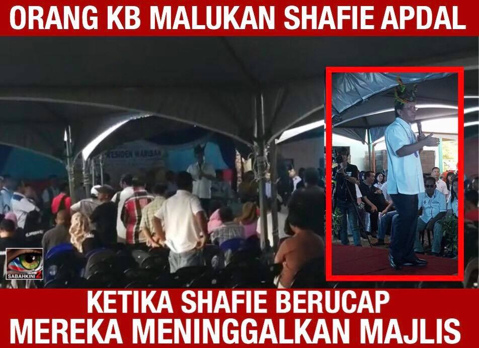 (VIDEO) Warisan dimalukan: Orang DUN Kedamaian tinggalkan Shafie Apdal ketika berucap