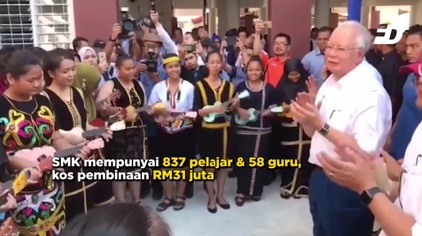Komitmen Kerajaan BN Majukan Pendidikan Di Sabah - Najib