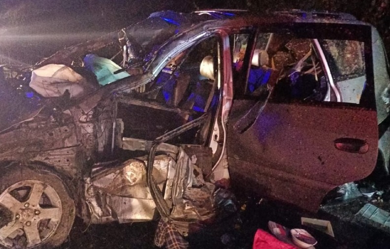 Bayi maut, empat parah kereta terbabas di Jalan Kimanis-Keningau