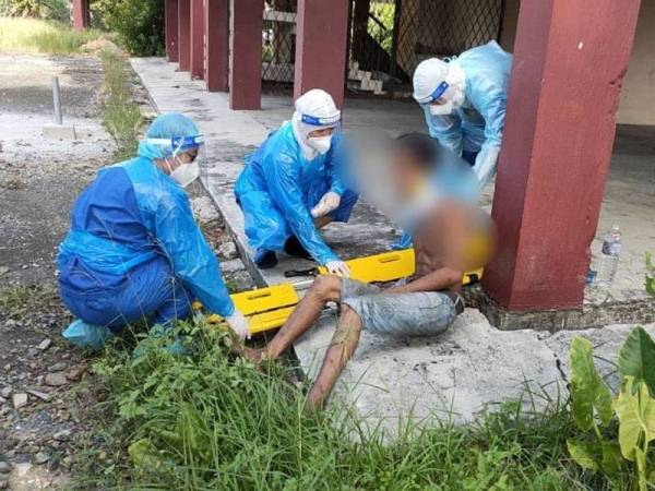 Lelaki menceroboh kediaman guru, patah tangan selepas terjun dari tingkat 3