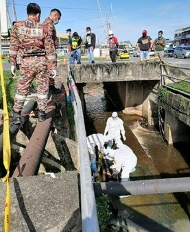 Mayat ditemui dalam longkang di Bandar Sibuga