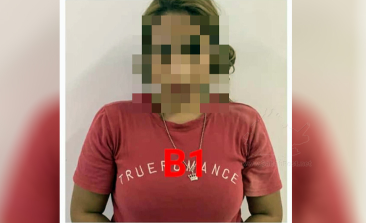Polis memberkas wanita yang aktif edar dadah di sekitar Homestay Kota Belud.