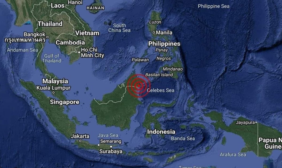 Penduduk Tawau merasakan gempa bumi lemah 