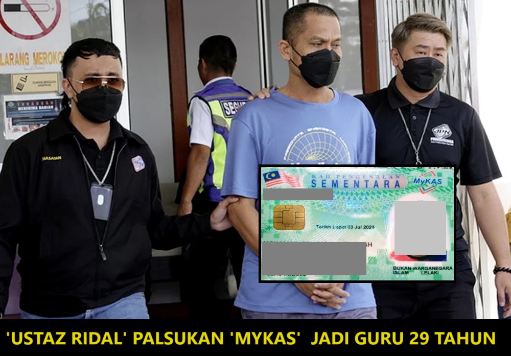 'Ustaz Ridal'  palsukan  'MyKAS' jadi guru 29 tahun di Tenom