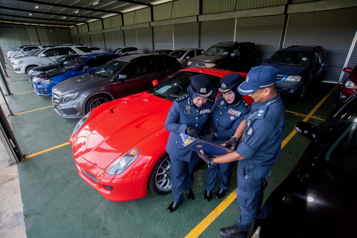 15 kereta mewah dirampas JKDM Labuan