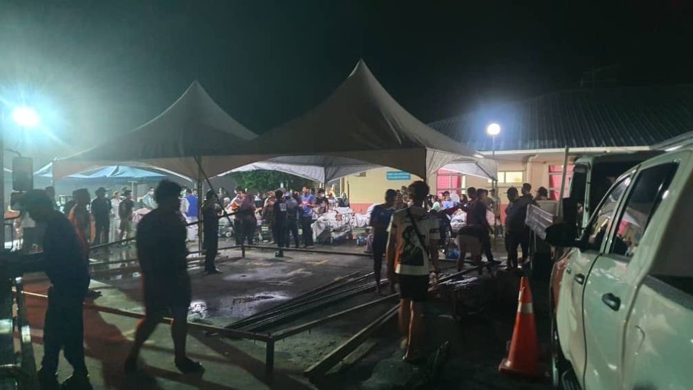 Stor farmasi Hospital Papar terbakar