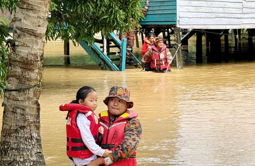 Tujuh mangsa banjir di Tawau selamat dipindahkan