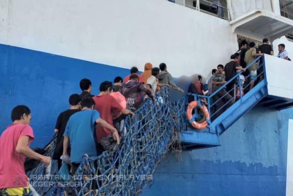 670 PTI warga Filipina dihantar pulang JIM Sabah