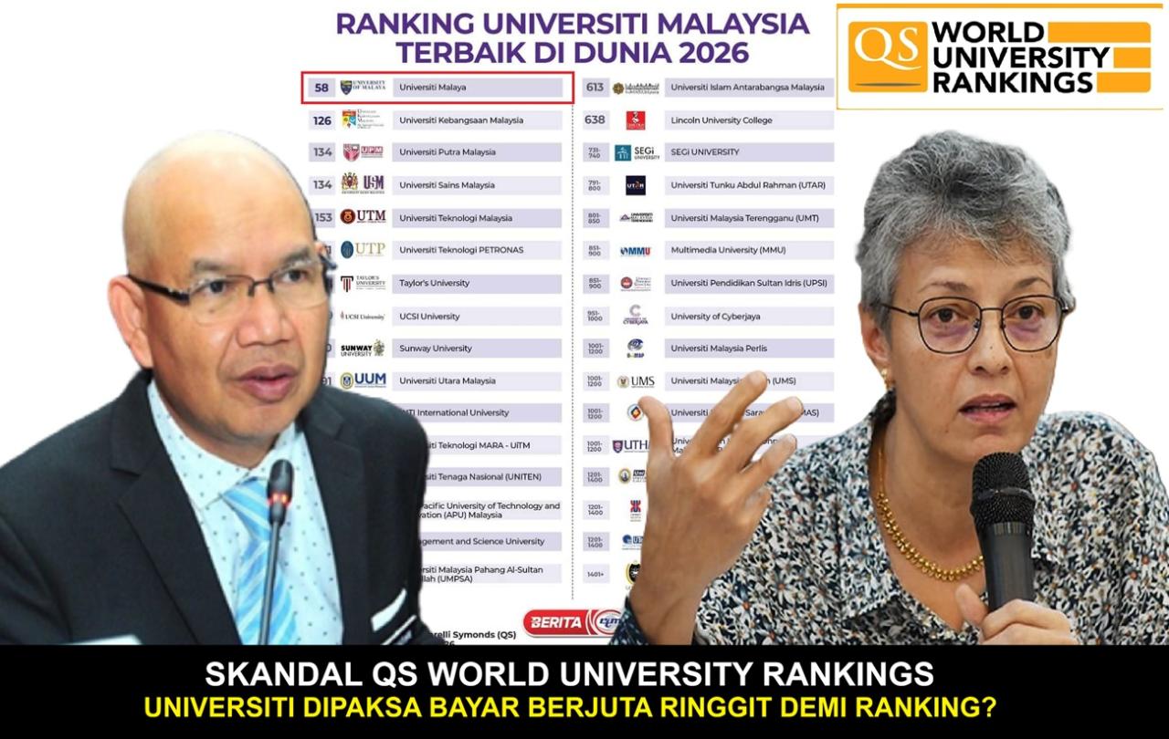 Skandal QS World University Rankings: Universiti Dipaksa Bayar Berjuta Ringgit Demi Ranking?