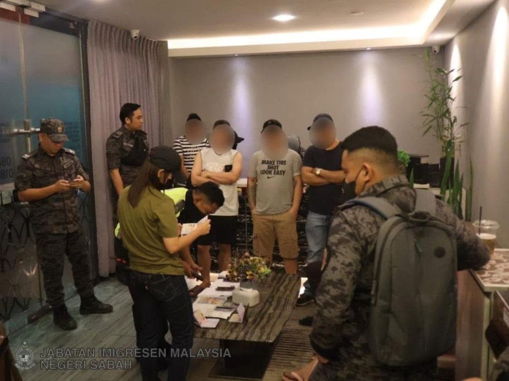 JIM Sabah tahan 14 warga asing dalam Ops Gegar Imigresen