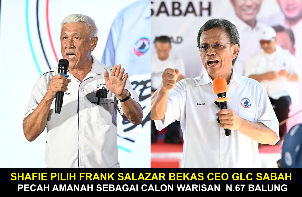 Shafie pilih Frank Salazar bekas CEO GLC Sabah pecah amanah sebagai calon Warisan N.67 Balung