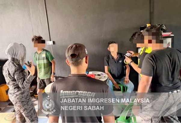 Kanak-kanak antara 38 PTI ditahan JIM Sabah